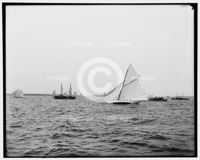 Gloriana, Goelet Cup Race, 1891 Aug 7. Creator: Unknown.
