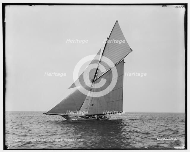 Gloriana, Goelet Cup Race, 1891 Aug 7. Creator: Unknown.