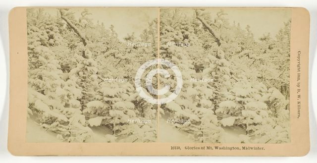 Glories of Mt. Washington, Midwinter, 1895. Creator: BW Kilburn.
