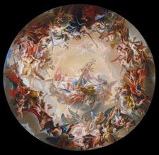 Glorification of the Cross, about 1718. Creator: Carlo Innocenzo Carlone