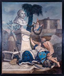 Glorification of Louis XVI, "father of the French and king of a free people", 1791. Creator: Dubois