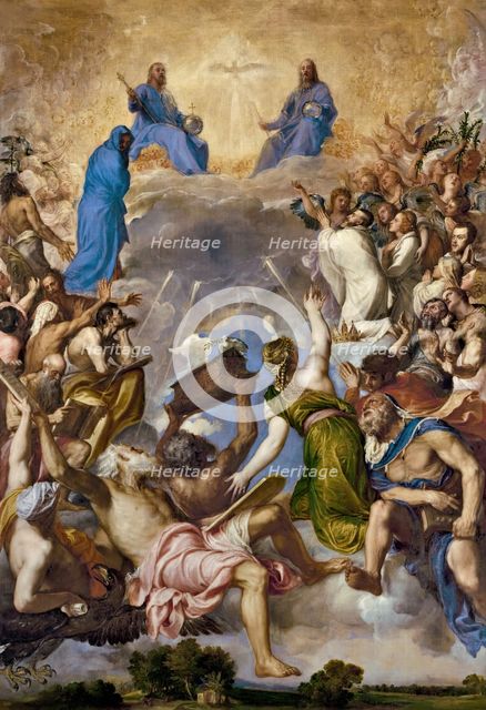 Glory, between 1551 and 1554. Creator: Titian.