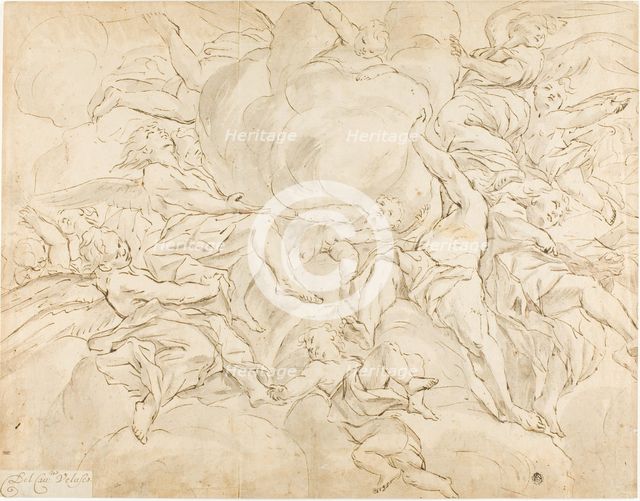 Glory of Angels, n.d. Creator: Giovanni Battista Beinaschi.