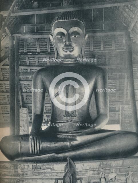 'Glory of the Central Shrine in the Wat Suthat, Bangkok', c1935. Artist: ENA.