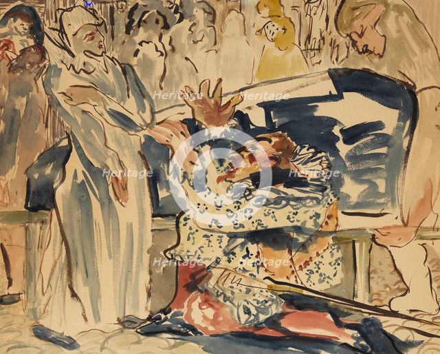 Gloucester and Princess Anne. Scene from Shakespeare's Richard III. Creator: Ernst Josephson.