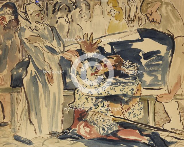 Gloucester and Princess Anne. Scene from Shakespeare's Richard III. Creator: Ernst Josephson.