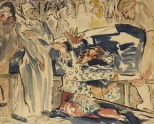 Gloucester and Princess Anne. Scene from Shakespeare's Richard III. Creator: Ernst Josephson