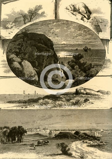 'Gloucester and Rockport', 1874.  Creator: John J. Harley.