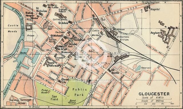 'Gloucester', c20th Century. Artist: John Bartholomew.