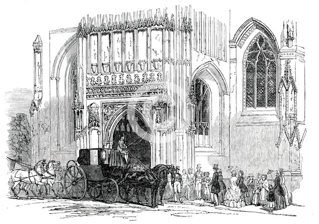 Gloucester Cathedral - the Porch, 1850. Creator: Unknown.