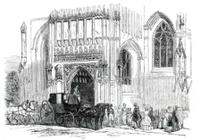 Gloucester Cathedral - the Porch, 1850. Creator: Unknown