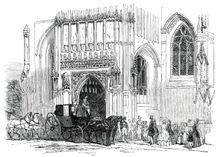 Gloucester Cathedral - the Porch, 1850. Creator: Unknown