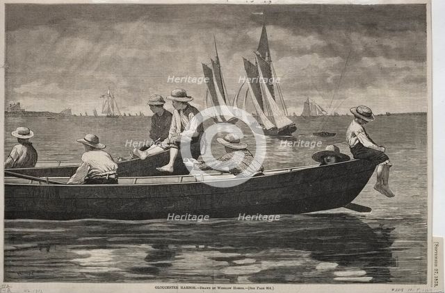 Gloucester Harbor, 1873. Creator: Winslow Homer (American, 1836-1910).