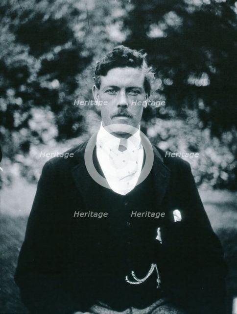 Gloucester smallpox epidemic, 1896: Edwin Davis, a smallpox patient, 1896. Creator: HCF of Gloucester.