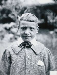 Gloucester smallpox epidemic, 1896: JR Evans, a smallpox patient, after recovery, 1896. Creator: HCF of Gloucester