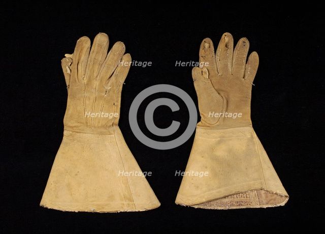 Gloves, American, 1862-64. Creator: Unknown.