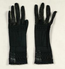 Gloves, American, ca. 1870. Creator: Unknown