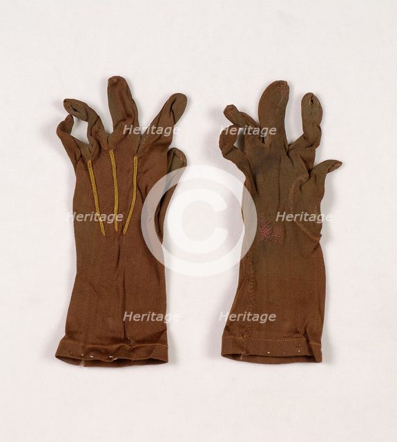 Gloves, American, ca. 1888. Creator: Unknown.