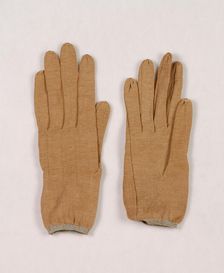 Gloves, American, third quarter 19th century. Creator: Unknown