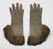 Gloves, British, 1680-1710. Creator: Unknown