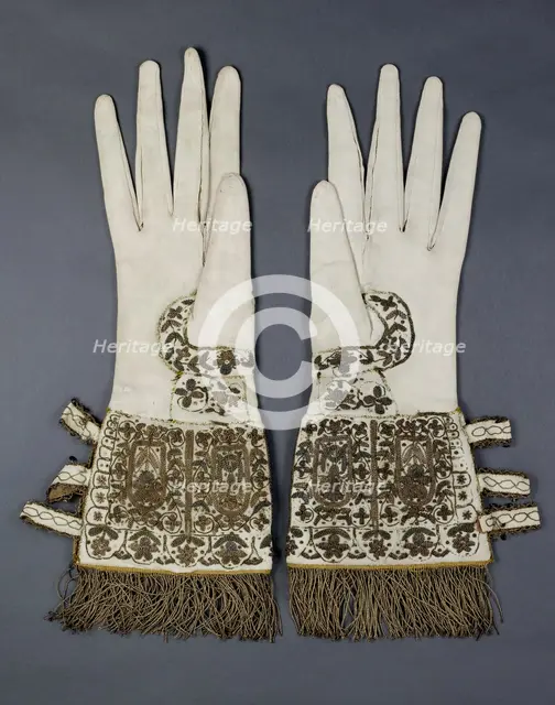 Gloves (Queen Elizabeth I gloves), 16th century. Artist: Unknown.