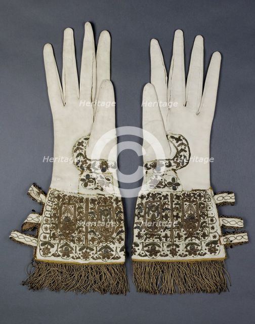 Gloves (Queen Elizabeth I gloves), 16th century. Artist: Unknown.