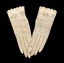 Gloves, Spanish, 1800-1810. Creator: Unknown