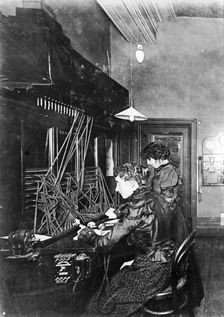 GPO telephone exchange, London, c1905. Creator: Unknown