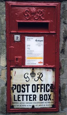 GR letter box, Lesbury, Northumberland. Artist: CR Henderson
