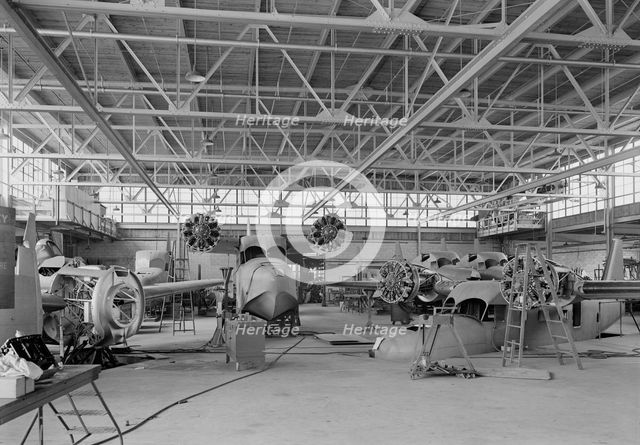 Grumman Aircraft Engineering Corp., Bethpage, Long Island, 1940. Creator: Gottscho-Schleisner, Inc.
