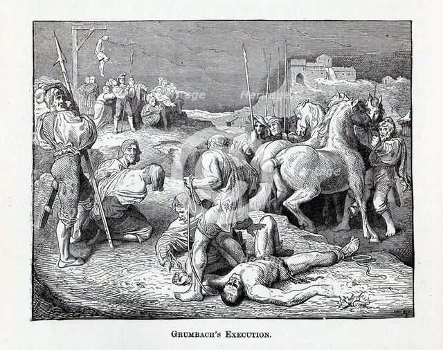 Grumbach's Execution, 1882. Artist: Anonymous  