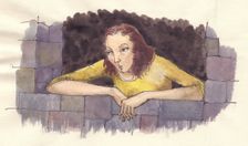 Grumpy woman, c1950. Creator: Shirley Markham
