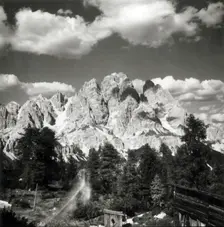 Gruppo del Cristallo seen from Tondi de Faloria, Dolomites, Italy, c1955. Creator: Arthur Charles Kirby Ware
