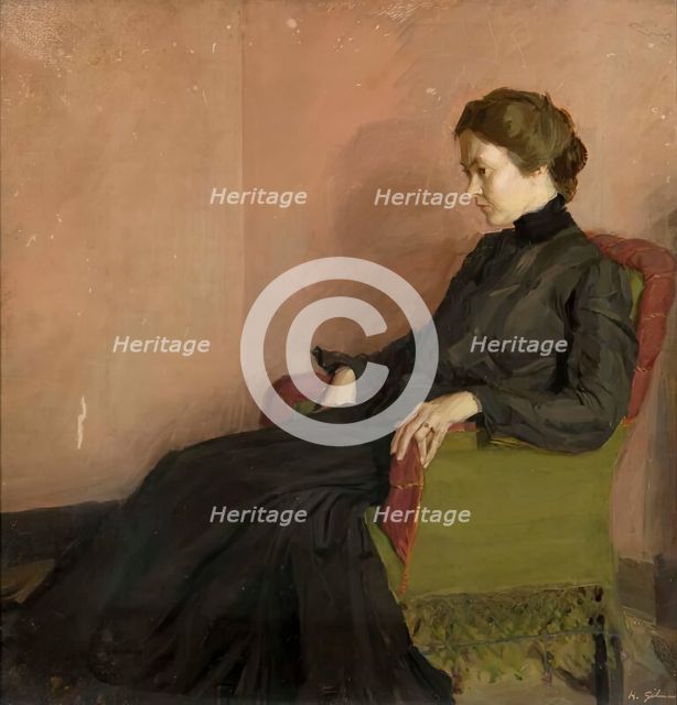 Grace Canedy, the artist's first wife, c1904. Creator: Harold Gilman.