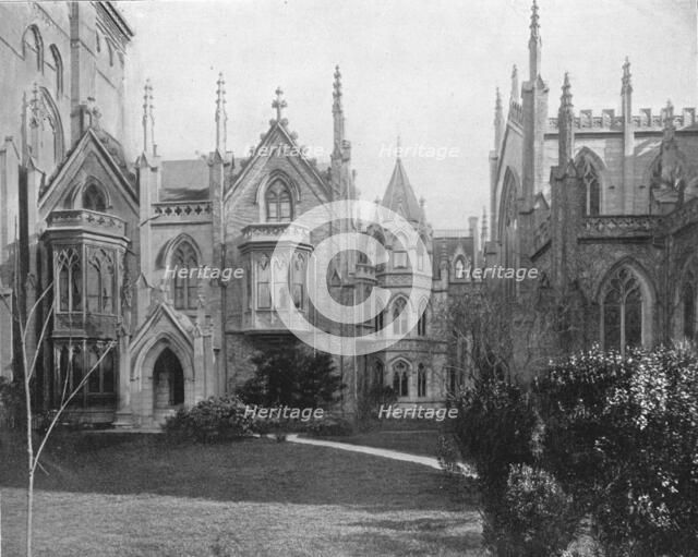 Grace Church and Rectory, New York, USA, c1900.  Creator: Unknown.