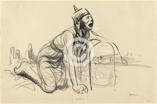 Grâce!, c. 1914/1919. Creator: Jean Louis Forain.