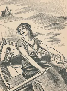 Grace Darling Rows Out To The Wreck c1907