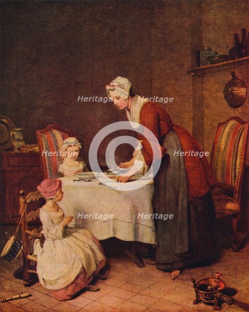 'Grace' or 'Le Bénédicité' (French title), c1740.  Artist: Jean-Simeon Chardin.