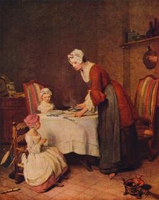 Grace or Le Bénédicité (French title), c1740. Artist: Jean-Simeon Chardin
