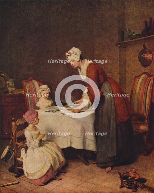 'Grace' or 'Le Bénédicité' (French title), c1740.  Artist: Jean-Simeon Chardin.