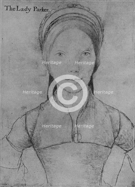 'Grace, Lady Parker', c1540-1543 (1945). Artist: Hans Holbein the Younger.