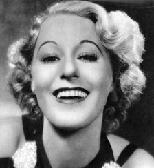 Grace Moore, American operatic soprano and Broadway and film actress, 1934-1935