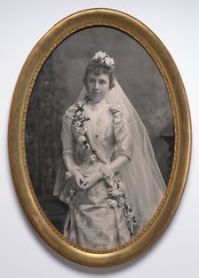 Grace Woodhouse Roosevelt, 1890, printed 1895. Creator: Jacob Schloss