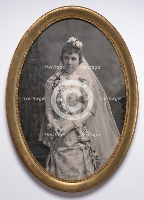 Grace Woodhouse Roosevelt, 1890, printed 1895. Creator: Jacob Schloss.
