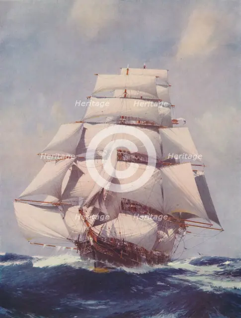 'Gracefully Riding the Seas', 1936. Artist: Unknown.