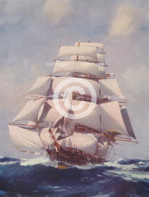 'Gracefully Riding the Seas', 1936. Artist: Unknown.