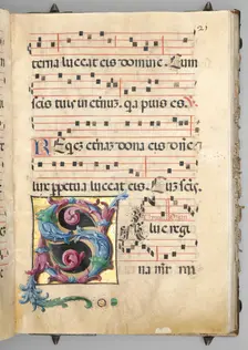 Gradual, c. 1520. Creator: Girolamo dai Libri (Italian, 1474-1555), circle of