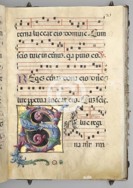 Gradual, c. 1520. Creator: Girolamo dai Libri (Italian, 1474-1555), circle of.