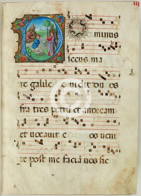 Gradual, late 15th century. Creator: Antoine de Lonhy.