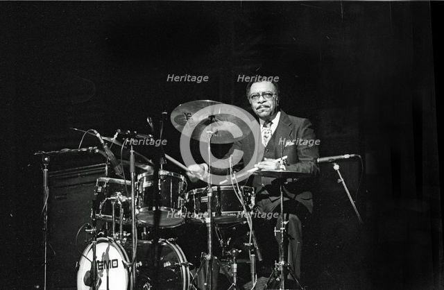 Grady Tate, Philip Morris Jazz. Festival. Dominion Theatre. London, Nov 1985. Creator: Brian O'Connor.